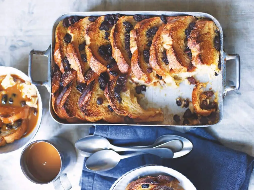 Whiskey Salted Caramel Bread Pudding