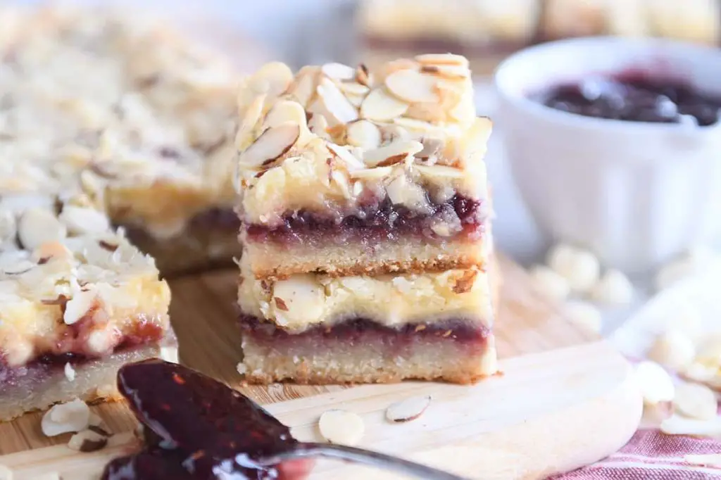 White Chocolate Raspberry Bars