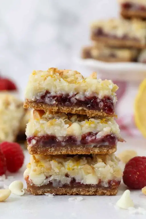 White Chocolate Raspberry Magic Bars