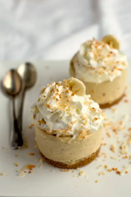 White Chocolate and Banana Cheesecake