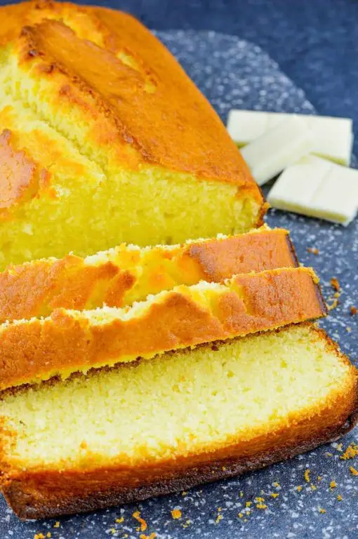 White Chocolate and Milk Chocolate Pound Cake