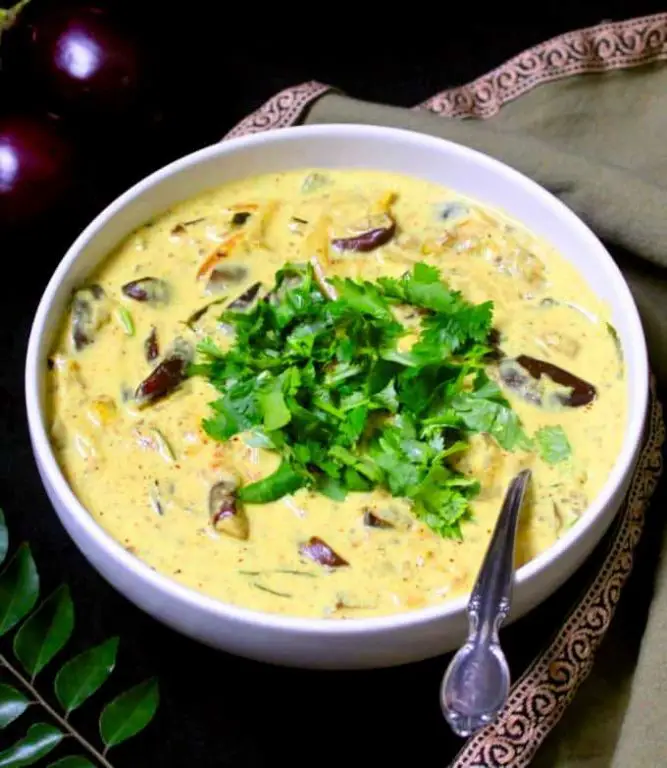 White Eggplant Curry with Coconut Milk