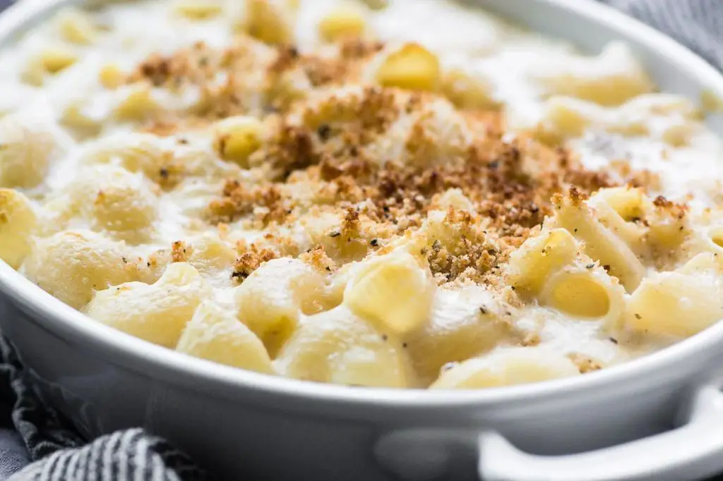 White Truffle Mac and Cheese with Goat Cheese