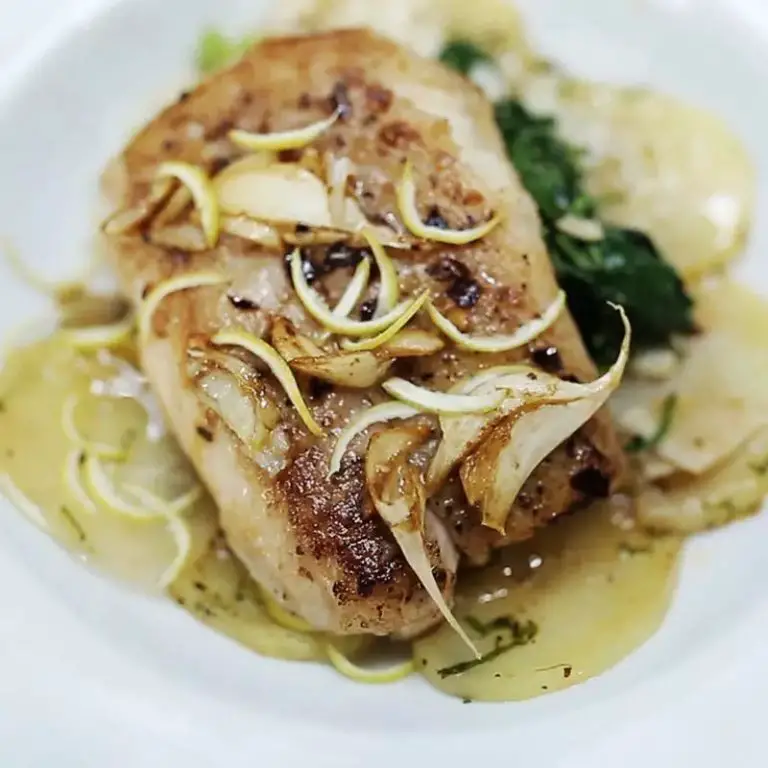 Whole Red Snapper with Sautéed Spinach and Garlic