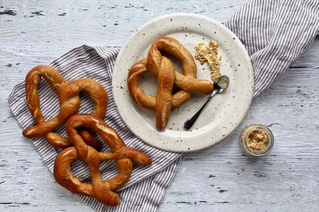 Whole Wheat Flour Pretzels