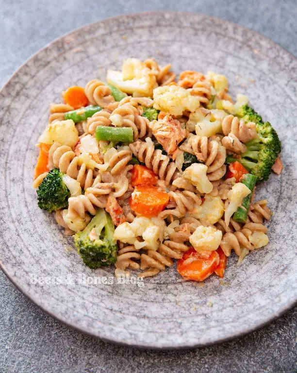 Whole Wheat Pasta with Roasted Vegetables