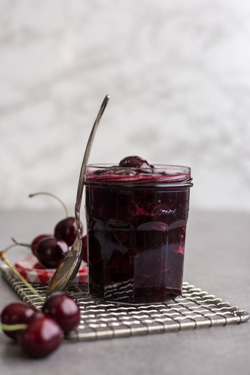 Wild Black Cherry Compote