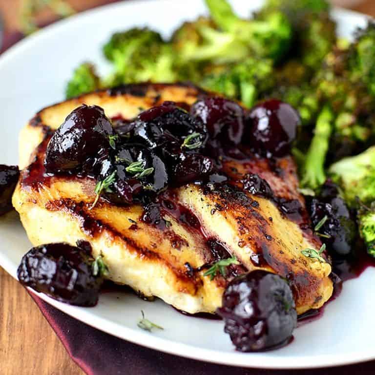 Wild Black Cherry Glazed Chicken