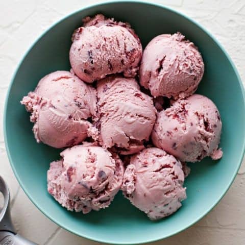 Wild Black Cherry Ice Cream
