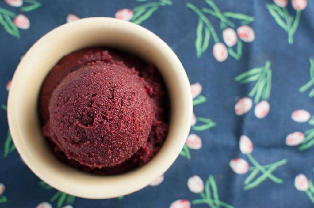Wild Black Cherry Sorbet