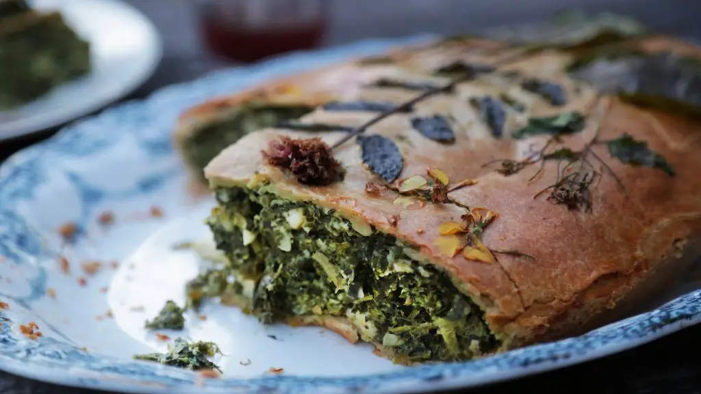 Wild Greens Pie with Feta