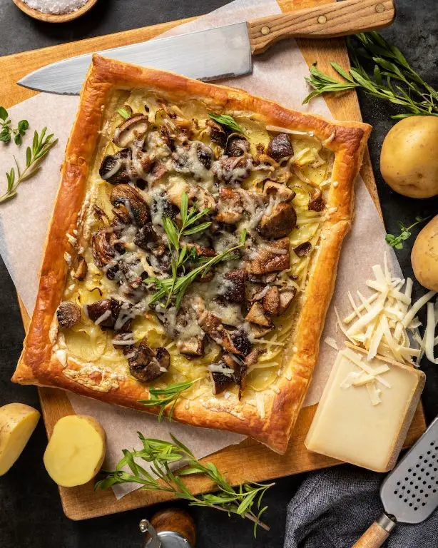 Wild Mushroom and Gruyère Tartlets