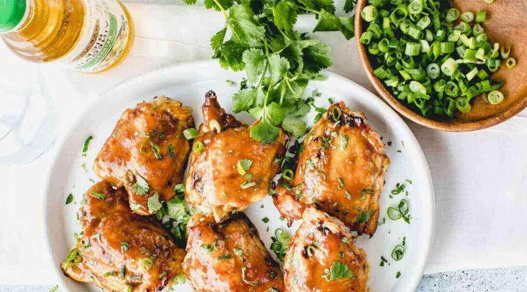 Wild Persimmon Glazed Chicken