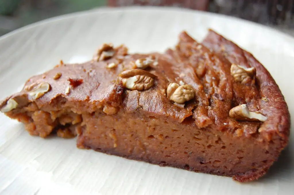 Wild Persimmon Pudding with Cinnamon