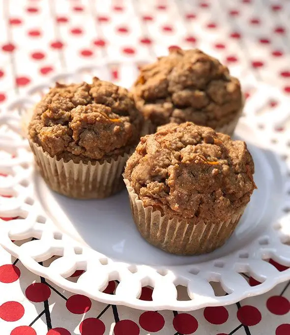 Wild Persimmon and Pecan Muffins