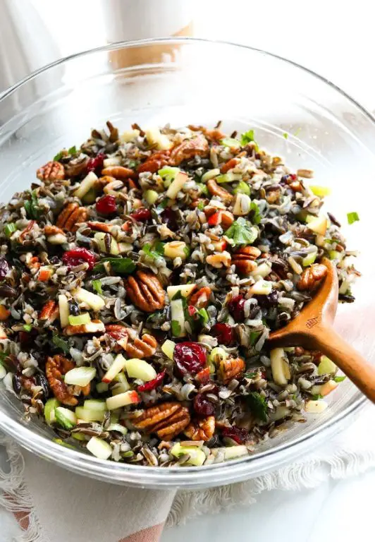 Wild Rice Salad with Almonds and Orange Zest