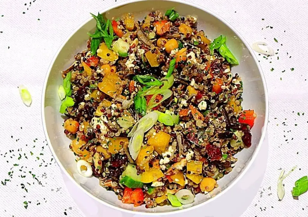 Wild Rice Salad with Quinoa and Fresh Herbs