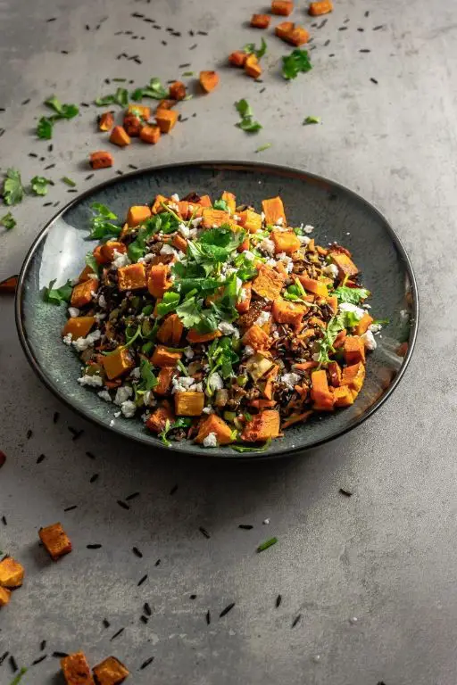 Wild Rice Salad with Roasted Butternut Squash