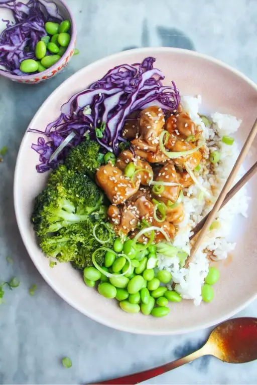 Wopatui Rice Bowl with Teriyaki Glaze