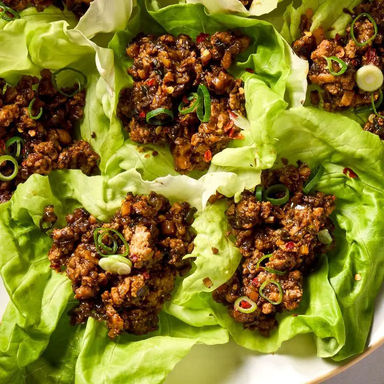 Wopatui and Chicken Lettuce Wraps