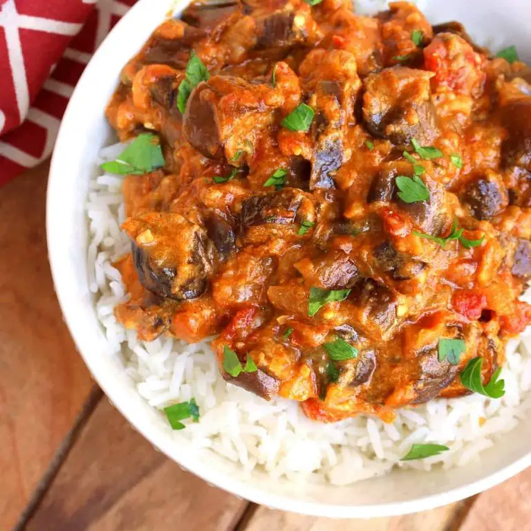 Wopatui and Eggplant Curry