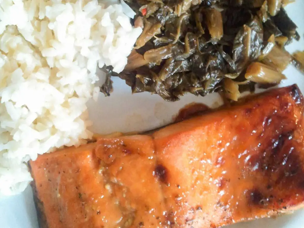 Worcestershire Marinated Grilled Salmon