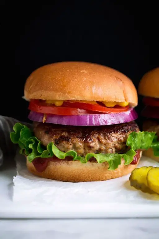 Worcestershire Seasoned Turkey Burgers