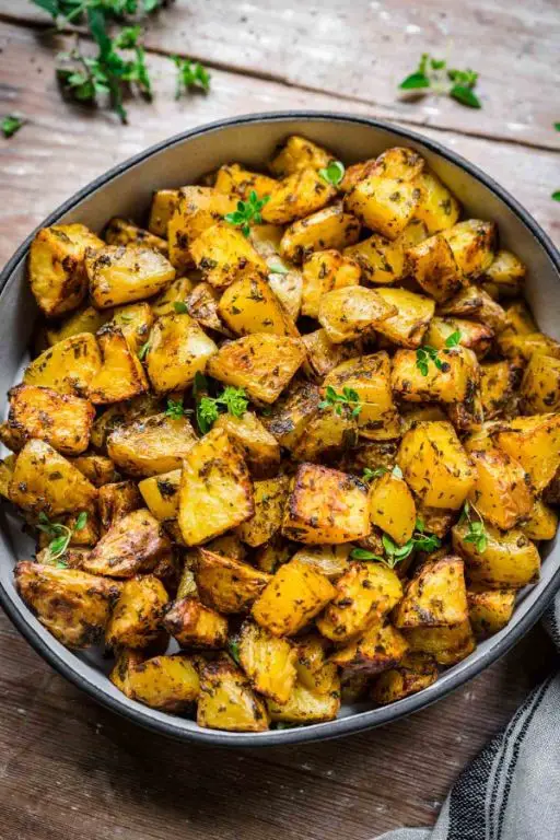 Worcestershire and Herb Roasted Potatoes