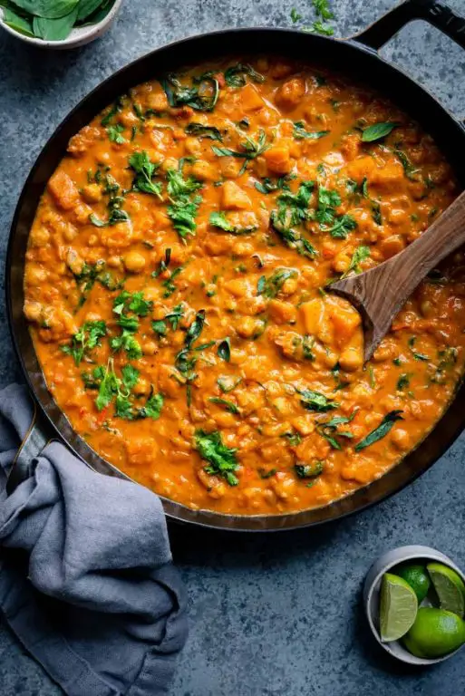 Yellow Squash and Chickpea Masala