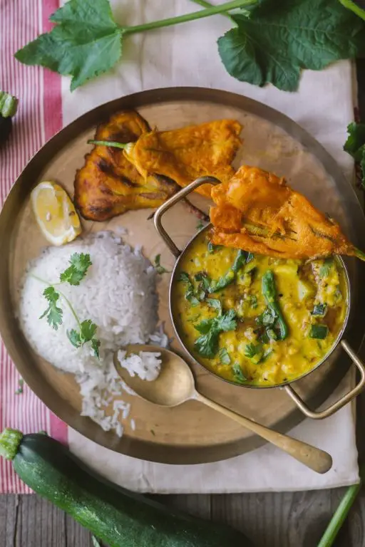 Yellow Squash and Moong Dal