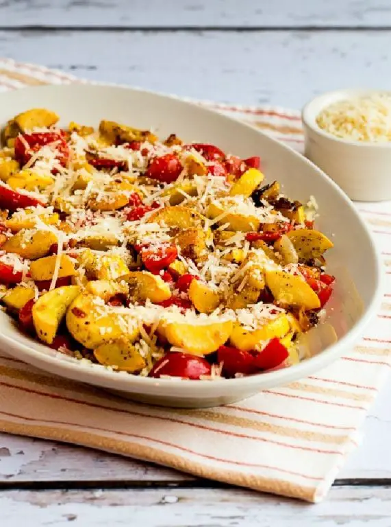 Yellow Squash and Tomato Bake