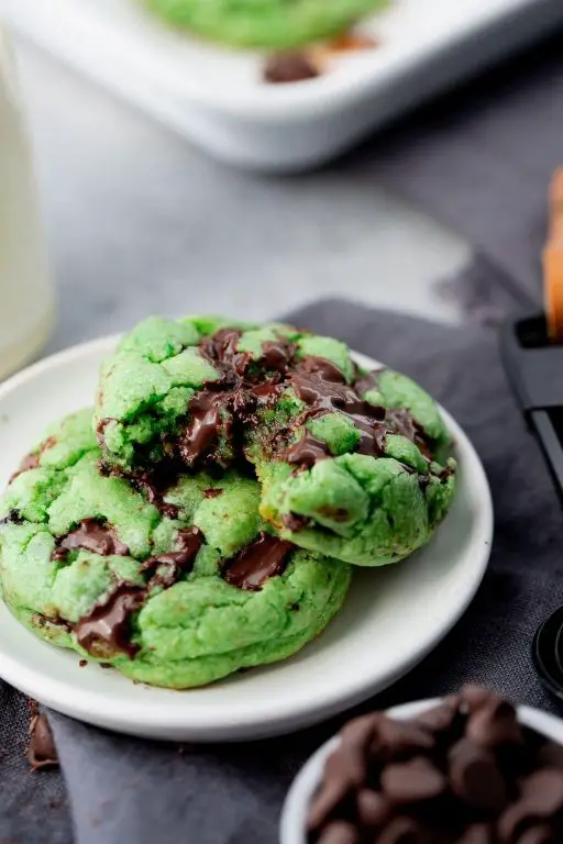 Yoda Mint Chocolate Chip Cookies