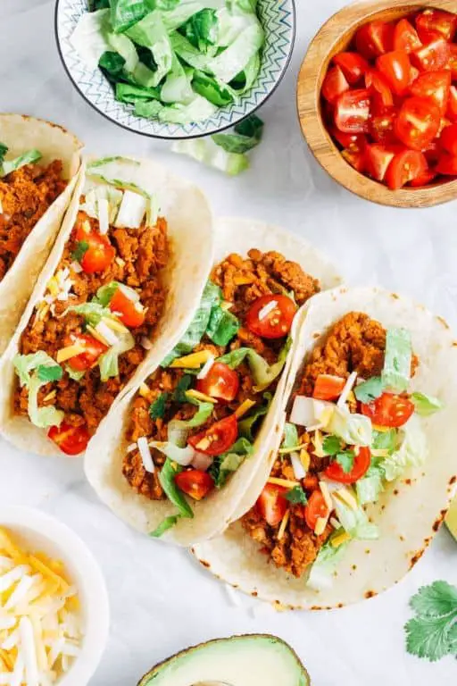 Zesty Canned Lentil Tacos
