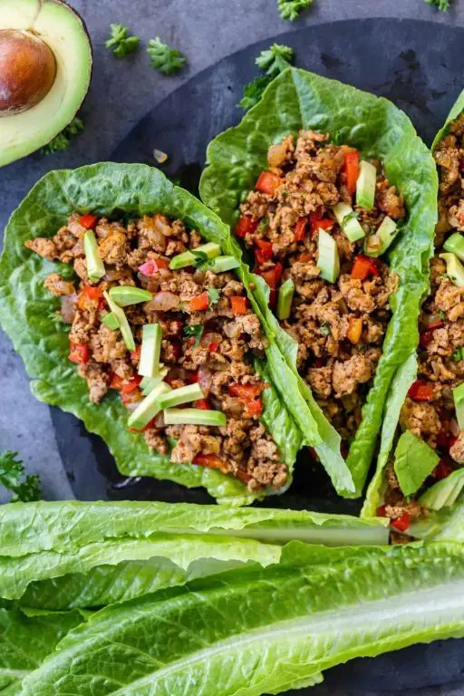 Zesty Italian Turkey Lettuce Wraps
