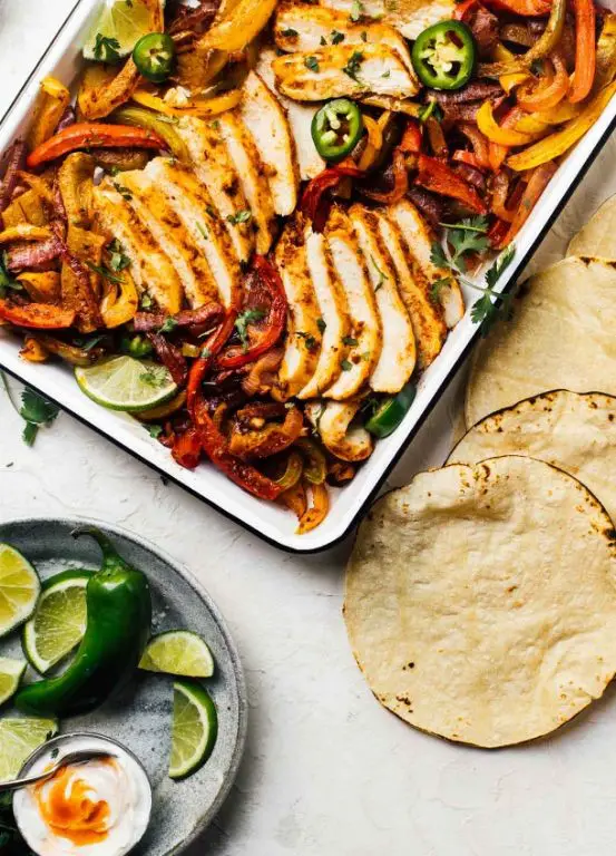Zesty Orange Chicken Fajitas