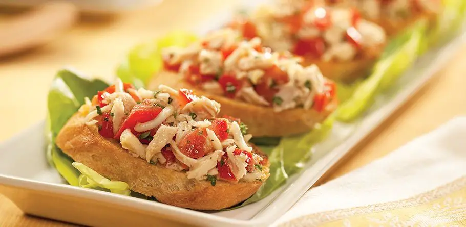 Zesty Tuna Bruschetta