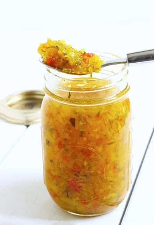 Zesty Zucchini and Carrot Relish