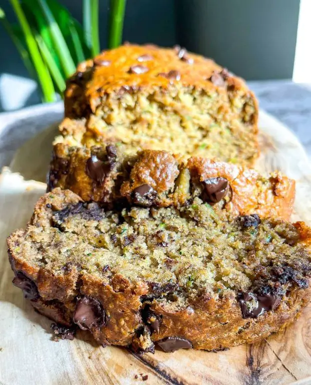 Zucchini Banana Cake with Peanut Butter Drizzle