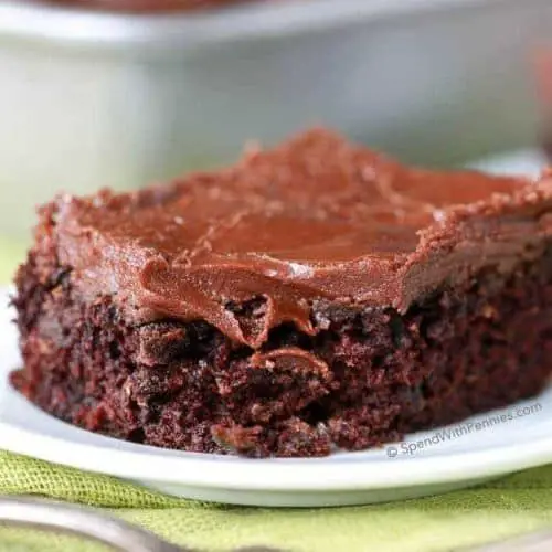 Zucchini Brownies with Frosting