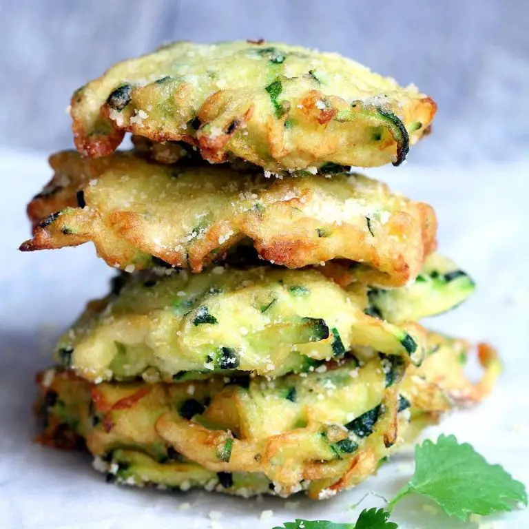 Zucchini Hoe Cakes with Parmesan Cheese