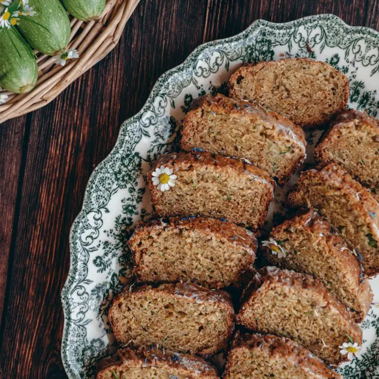Zucchini Honey Cake with Lavender Infusion