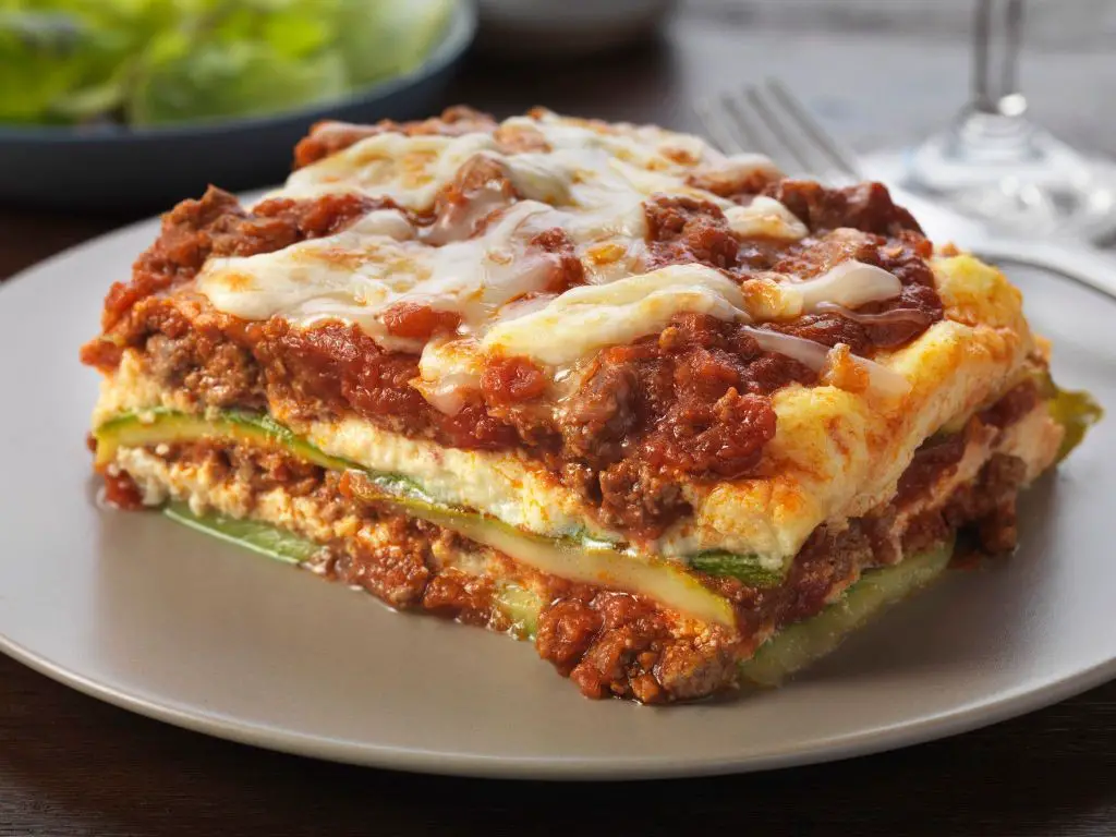 Zucchini Lasagna with Ground Beef