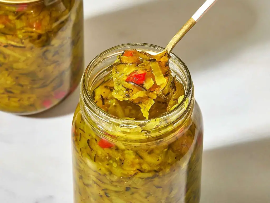 Zucchini Relish with Apple Cider Vinegar
