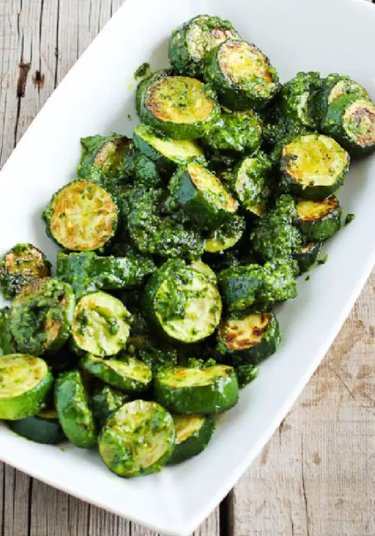 Zucchini and Basil Pesto