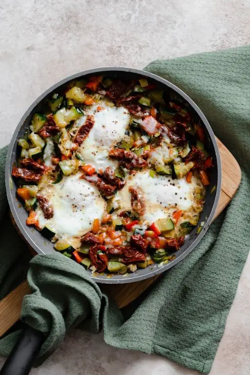 Zucchini and Bell Pepper Hash