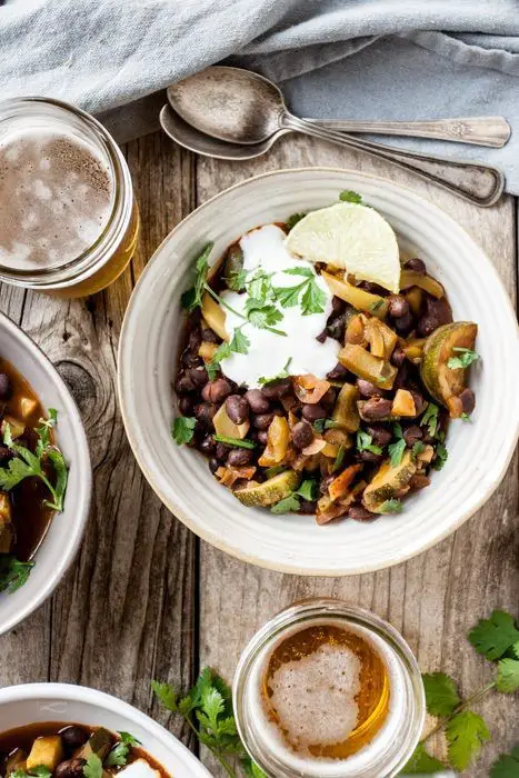 Zucchini and Black Bean Sauté