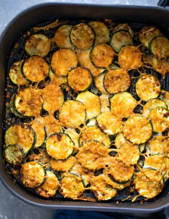Zucchini and Parmesan Air Fryer Casserole