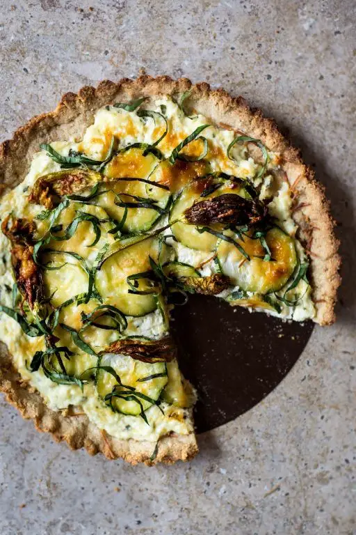 Zucchini and Ricotta Tart