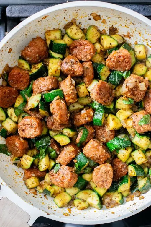 Zucchini and Sausage Skillet