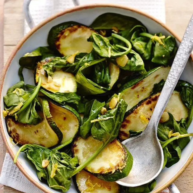 Zucchini and Spinach Sauté